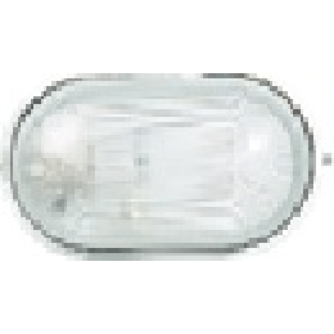 Светильники пылевлагозащищенные LED 10W,  IP54, овалный, прозрачное стекло