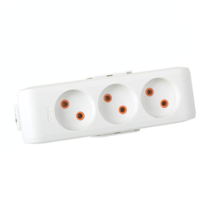 Колодка удлинителя б/з (MULTI-LET 3LU KLEMENS) 3 гн. VIKO