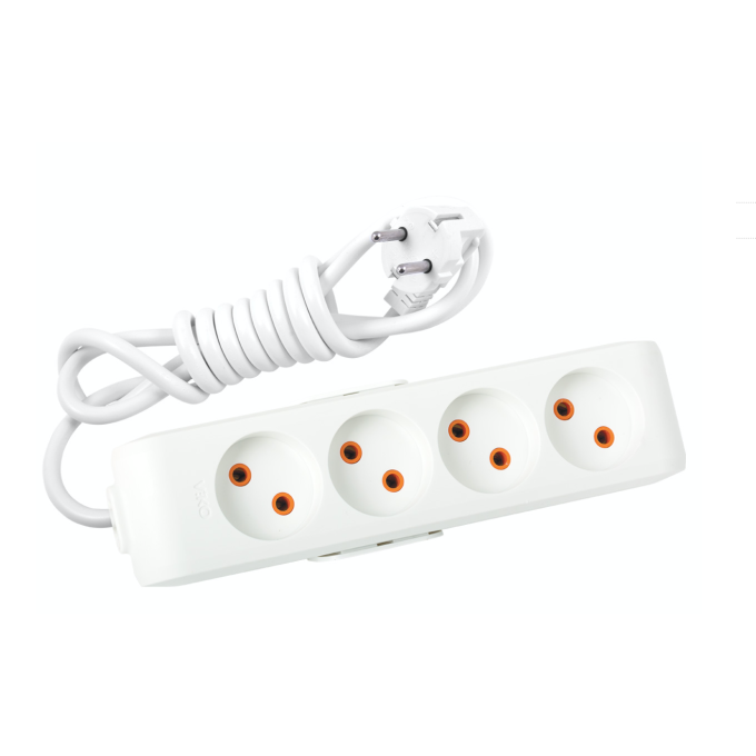 Удлинитель 4х5м б/з (MULTI-LET 4 X 5M TOP-SIZ) VIKO